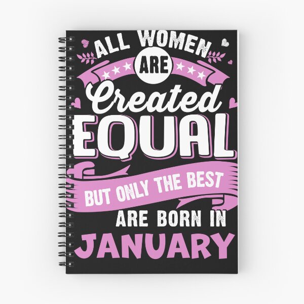 Item preview, All women are Create Equal, But only the best are Born in January designed and sold by StreetArtPro.