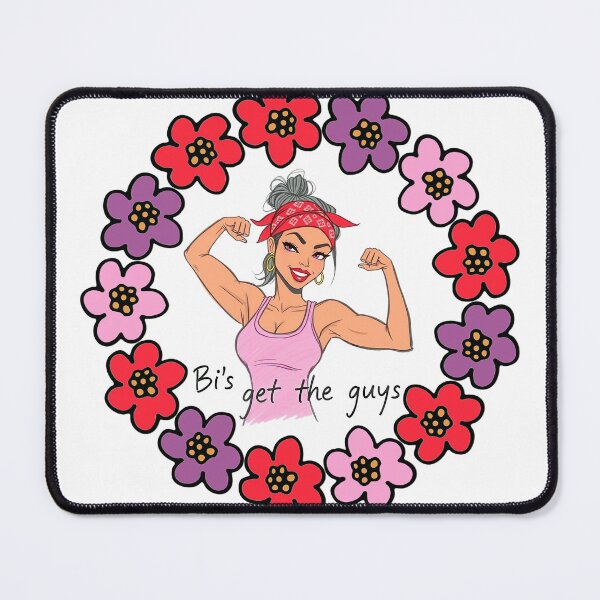 Item preview, Bi's Get the Guys- Version 2 | Women's Motivational Fitness | Gym Gear | Pacific NW Gear Co designed and sold by PacificNWGearCo.