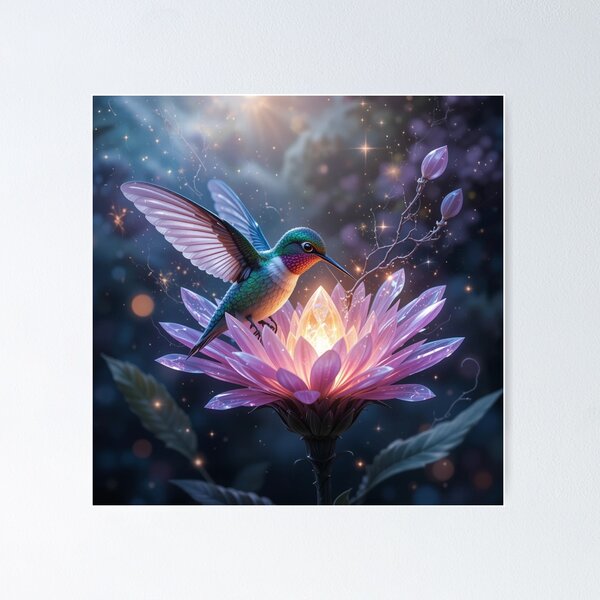 Item preview, vibrant hummingbird designed and sold by InezPhotography.