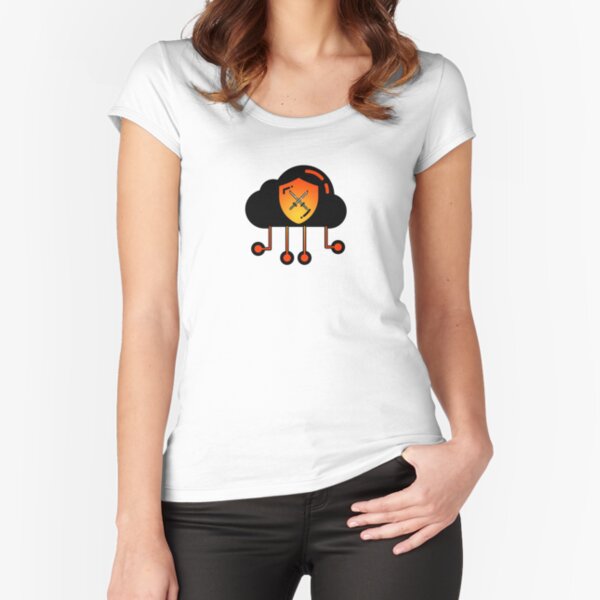 Cloud Village SF Sunburst Logo Colorway Fitted Scoop T-Shirt