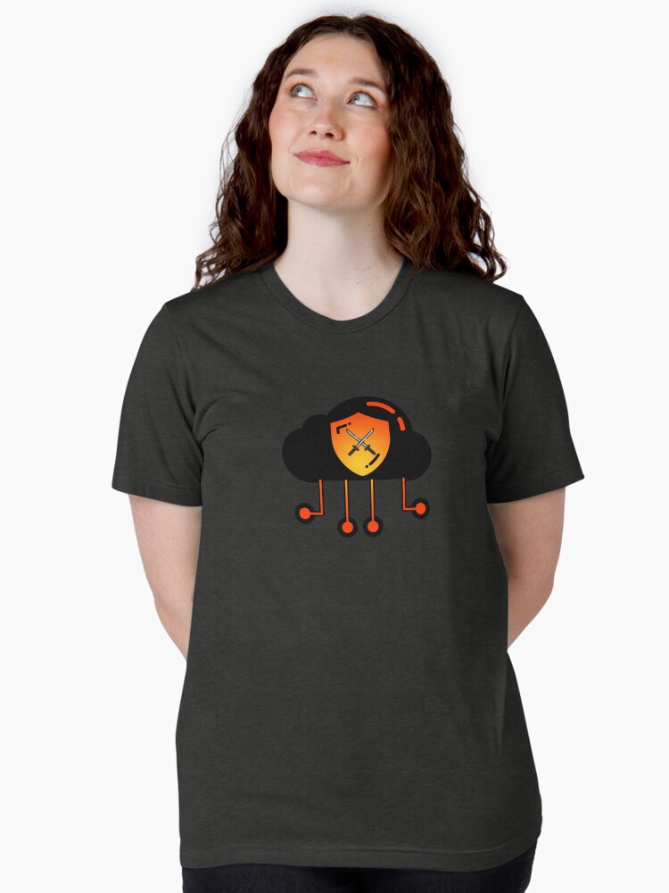 Thumbnail 2 of 7, Tri-blend T-Shirt, Cloud Village SF Sunburst Logo Colorway designed and sold by Cloud-Village.