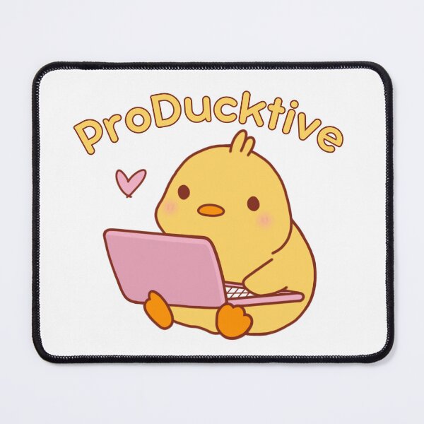 Item preview, Productive Funny Cute Duck Meme designed and sold by CozyCrafts04.
