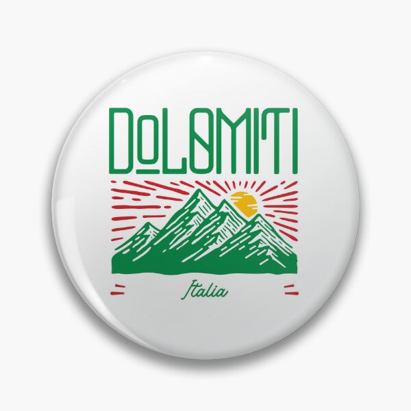 Item preview, Dolomites Italy, Dolomiti Italia, Snow Capped Mountain with Sun and Blue Sky designed and sold by MerchSearchCO.