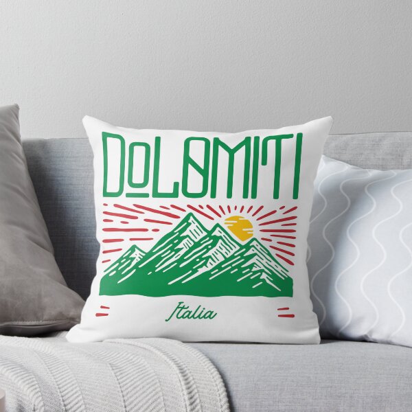 Item preview, Dolomites Italy, Dolomiti Italia, Snow Capped Mountain with Sun and Blue Sky designed and sold by MerchSearchCO.