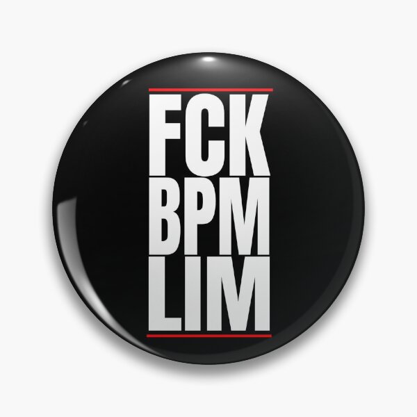Item preview, FCK BPM LIM HARD TECHNO NEVER THIS designed and sold by Ecmoprints.
