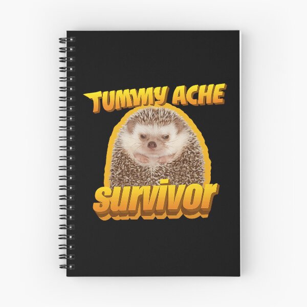 Item preview, Tummy Ache Survivor Hedgehog Meme designed and sold by JavierBlock4.