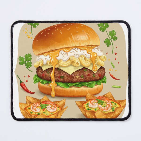 Item preview, Painting: A fusion of Thai food and American food flavors designed and sold by Tonphiarts.