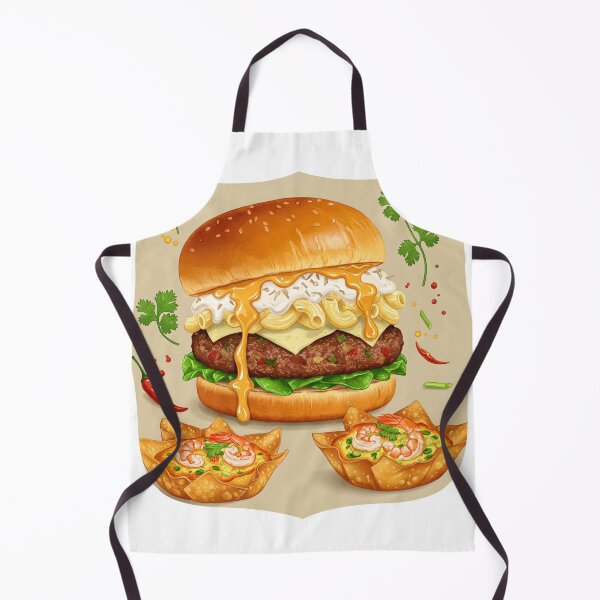 Item preview, Painting: A fusion of Thai food  and American food flavors designed and sold by Tonphiarts.