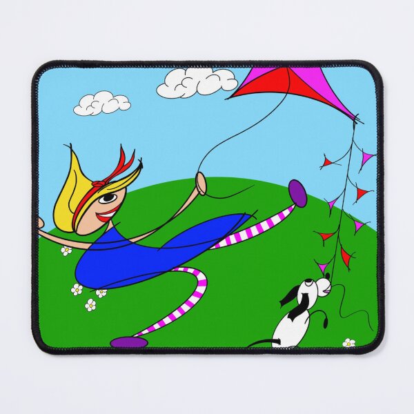 Item preview, Green Hills Girls – High as a Kite - Whimsical Printable Wall Art for Kids | Nursery & Bedroom Decor designed and sold by hebustyle.