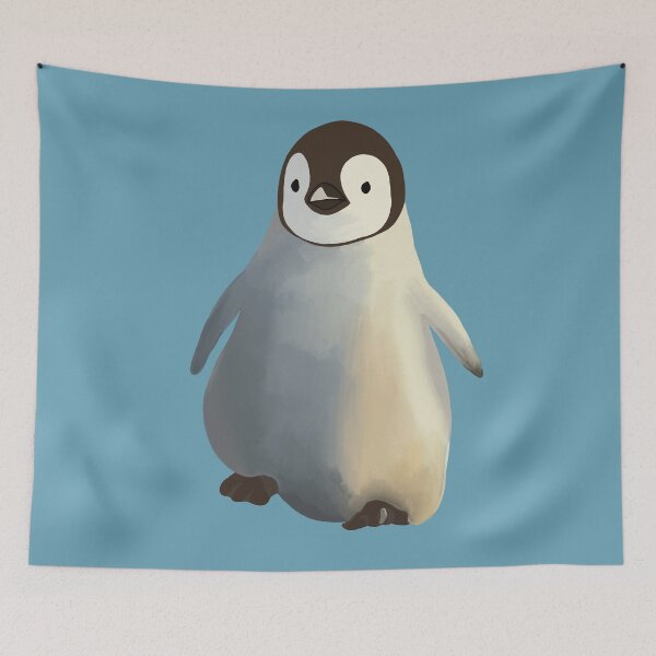 Item preview, Baby emperor penguin chick taking first step designed and sold by tayaan.