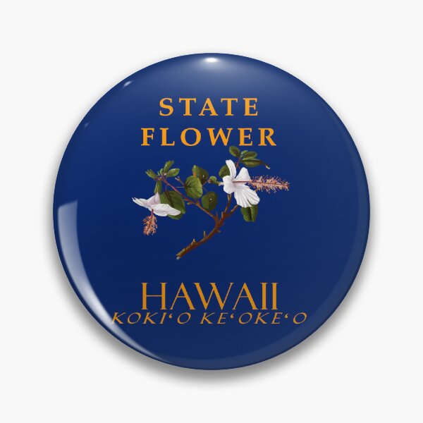 Item preview, Hawaii Territory Flower The Hibiscus arnottianus designed and sold by taiche.