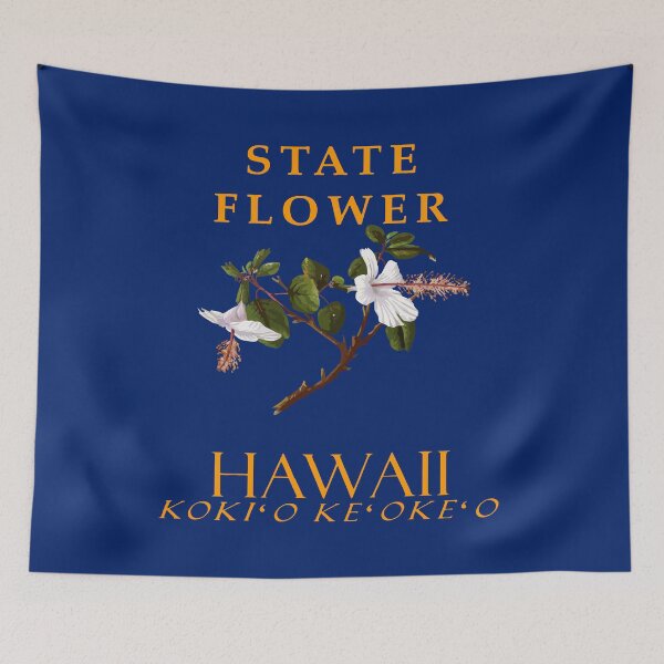 Item preview, Hawaii Territory Flower The Hibiscus arnottianus designed and sold by taiche.