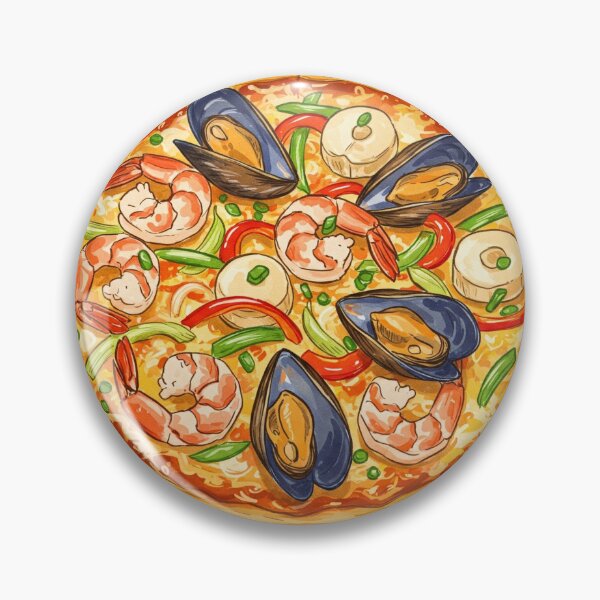 Item preview, Picture: Pizza with seafood tom yum sauce designed and sold by Tonphiarts.