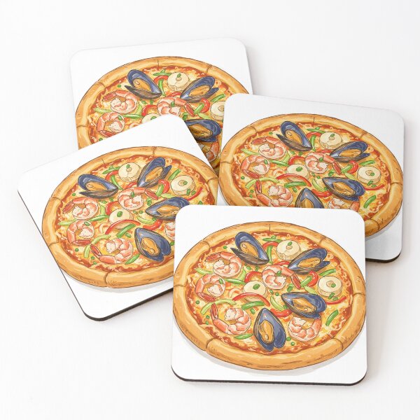 Item preview, Picture: Pizza with seafood tom yum sauce designed and sold by Tonphiarts.