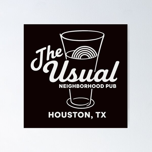 Item preview, The Usual - Houston designed and sold by wesg1261.