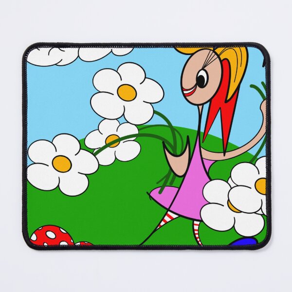 Item preview, Green Hills Girls – Daisy Fun - Whimsical Printable Wall Art for Kids | Nursery & Bedroom Decor designed and sold by hebustyle.