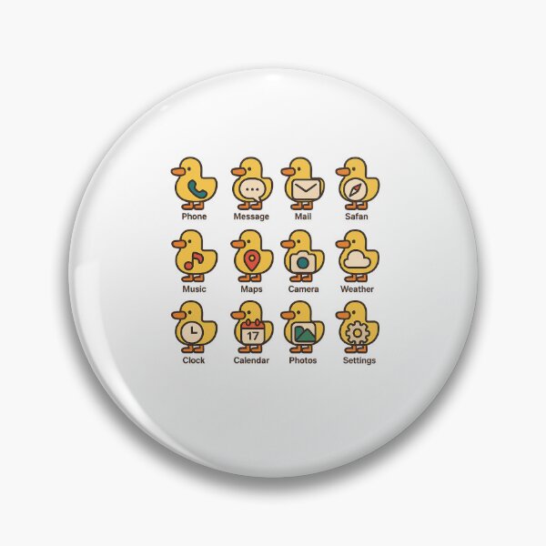 Item preview, "DuckApp Icons – Cute & Quacky Interface Set" designed and sold by Neshmi.