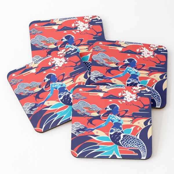 Item preview, Ukiyo Mermaid: Blossom Beneath the Waves designed and sold by Japantasy.