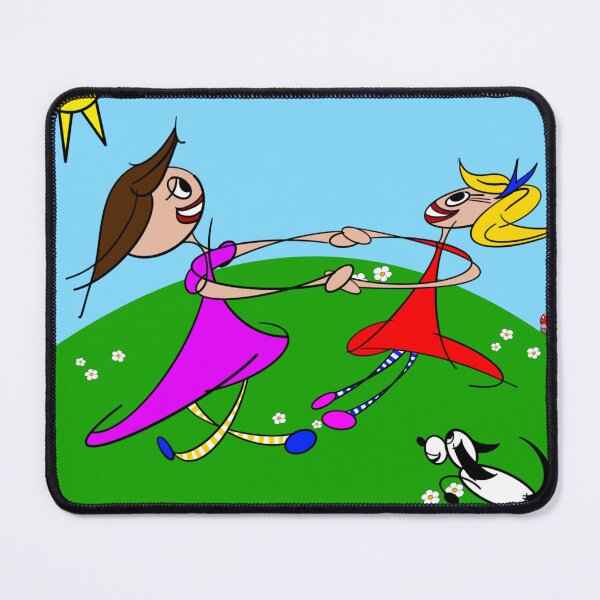 Item preview, Green Hills Girls – Ring A Rosie - Whimsical Printable Wall Art for Kids | Nursery & Bedroom Decor designed and sold by hebustyle.