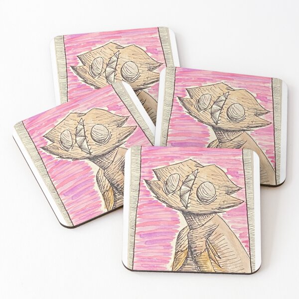 Item preview, Mo Mutant Bird Creature watercolor  designed and sold by AdinsUnusualArt.
