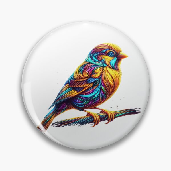Item preview, Super Colorful Sparrow designed and sold by GloriousArtSKD.