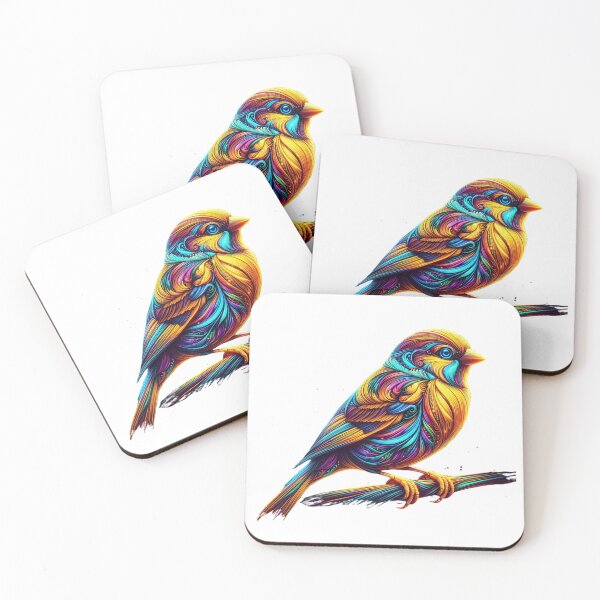 Item preview, Super Colorful Sparrow designed and sold by GloriousArtSKD.