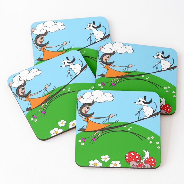 Item preview, Green Hills Girls – See Saw - Whimsical Printable Wall Art for Kids | Nursery & Bedroom Decor designed and sold by hebustyle.