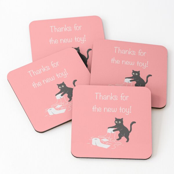 Item preview, Funny Mischievous Cat Art :  New toy unlocked! Pink version designed and sold by TheGrandLordCat.