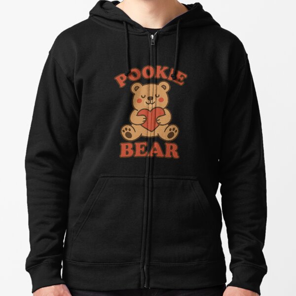 Pookie Bear Zipped Hoodie