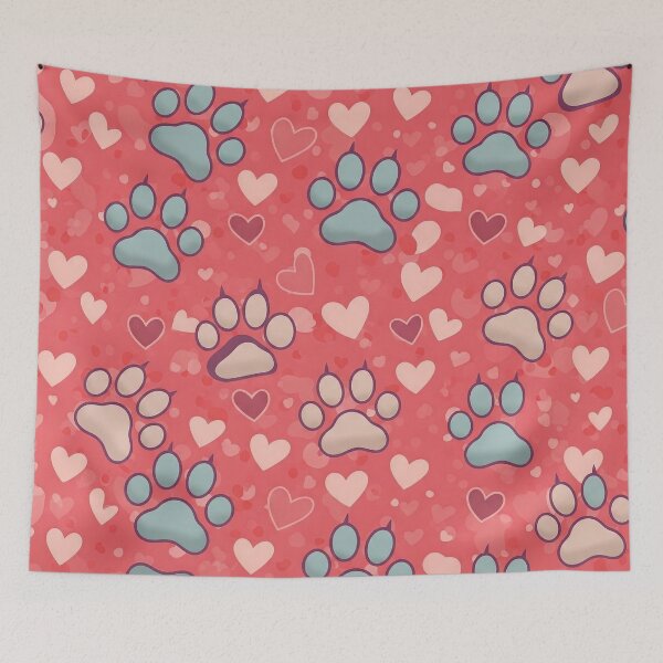 Item preview, Paws and Hearts designed and sold by StitchNRebl.