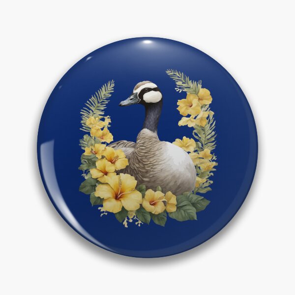 Item preview, Hawaiian Goose With Yellow Hibiscus designed and sold by taiche.