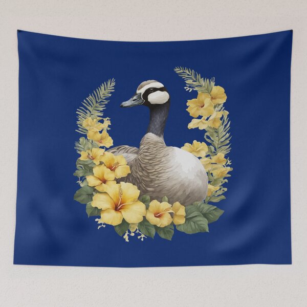 Item preview, Hawaiian Goose With Yellow Hibiscus designed and sold by taiche.
