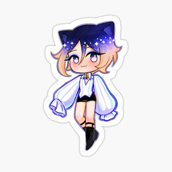 Item preview, Chibi Neko Hemmi Sticker designed and sold by hemmiu.