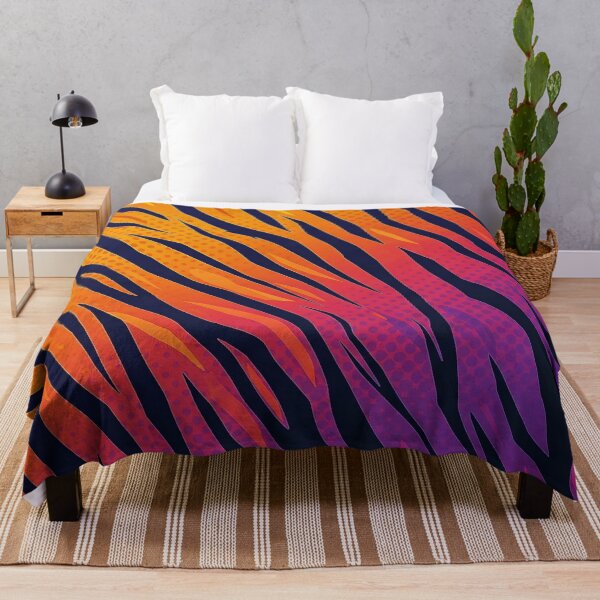 Item preview, Neon-Noir Tiger Stripes designed and sold by StitchNRebl.