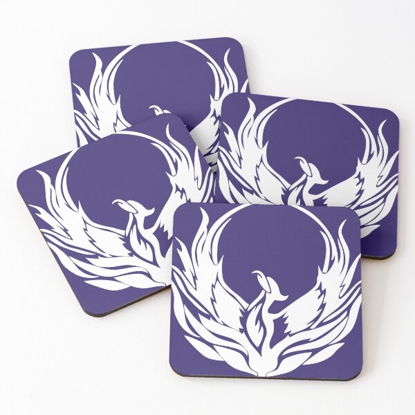 Item preview, White Phoenix (on  Purple) designed and sold by cautiousyimi.