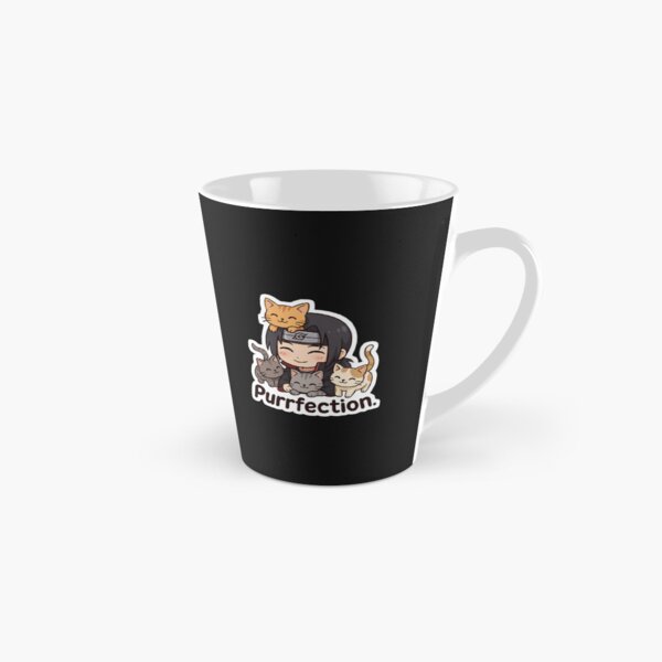 Artikel-Vorschau von Itachi liebt Katzen – Purrfection Chibi Design, designt und verkauft von ColorSplash123.