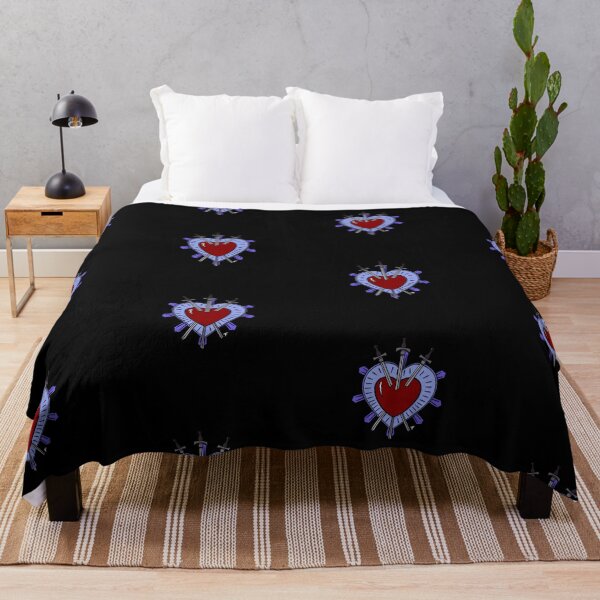 Item preview, Purple Sacred Heart - Black Background  designed and sold by The Abysmall.