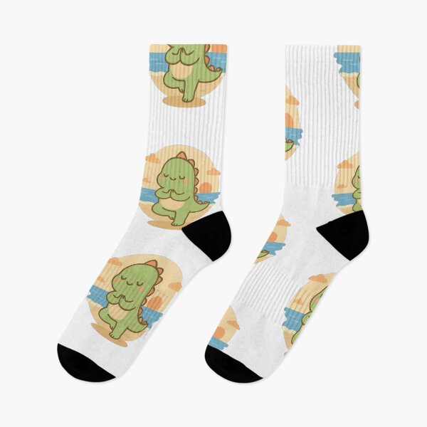 Item preview, Yoga Beach Dino designed and sold by hi-chew.