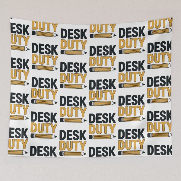 Item preview, Desk Duty Graphic for Teachers and Educators with Pencil Icon designed and sold by Taans-Creation.