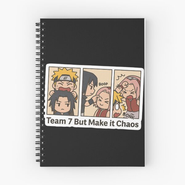 Item preview, Team 7 But Make It Chaos – Silly Ninja Moments designed and sold by ColorSplash123.