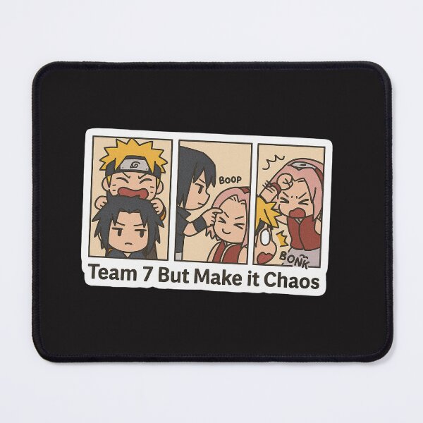 Item preview, Team 7 But Make It Chaos – Silly Ninja Moments designed and sold by ColorSplash123.