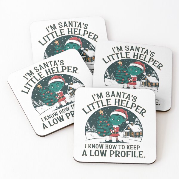 Item preview, Santa's Little Helper – Cute and Funny Christmas Elf Design designed and sold by Evolved Ape.