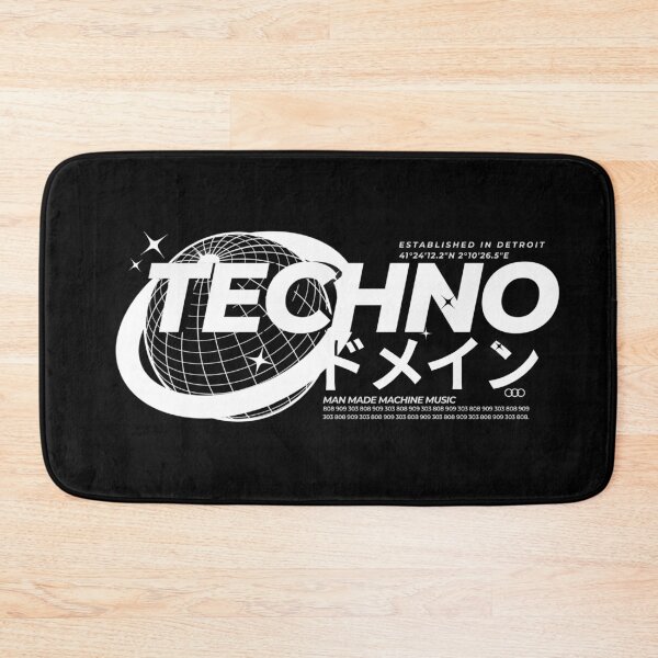 Item preview, TECHNO - Tech World Language (White)  designed and sold by Discothreadz.