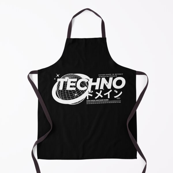 Item preview, TECHNO - Tech World Language (White) designed and sold by Discothreadz.
