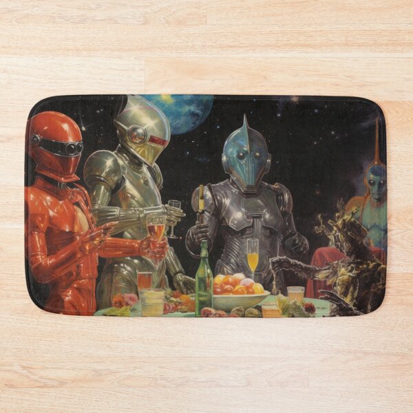 Item preview, Robots and aliens eat designed and sold by Mauswohn.