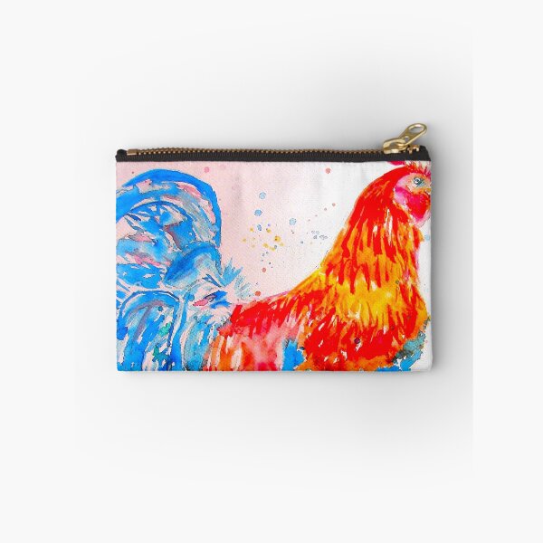 Item preview, Red Rooster Watercolor Painting Chicken Amazing Bright Colourful Splash designed and sold by Sarah  Rajkotwala.