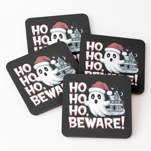 Item preview, Beware Ghosts This Christmas – Spooky Holiday Design for Horror Fans designed and sold by Evolved Ape.