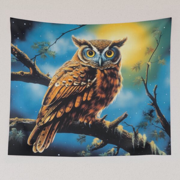 Item preview, Eagle owl at night designed and sold by Mauswohn.