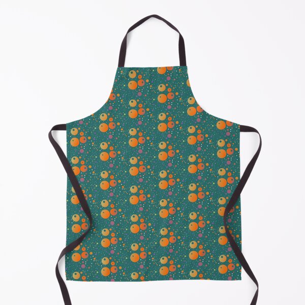 Artikelvorschau, Dunkelgraues, blau-oranges Original-Punktmuster | tiefgraue, blau-braune Tupfen entworfen und verkauft von lausn.