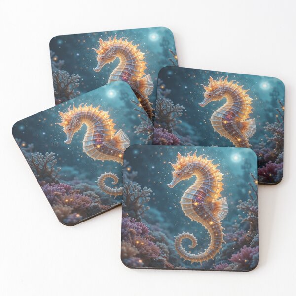 Item preview, luminous seahorse designed and sold by InezPhotography.